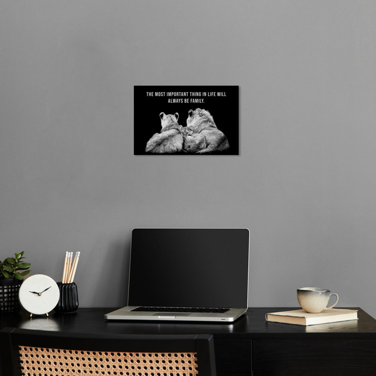 Notori Art Important Lion Pride Canvas Modern Mancave Art Prints by